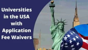 List of Universities in USA without Application Fees 2024